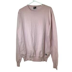 Colmar Originals Women's XXL Pink Felpa Crew Neck Sweatshirt Streetwear S8-5